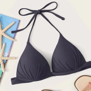 SHEIN navy blue halter bikini XL